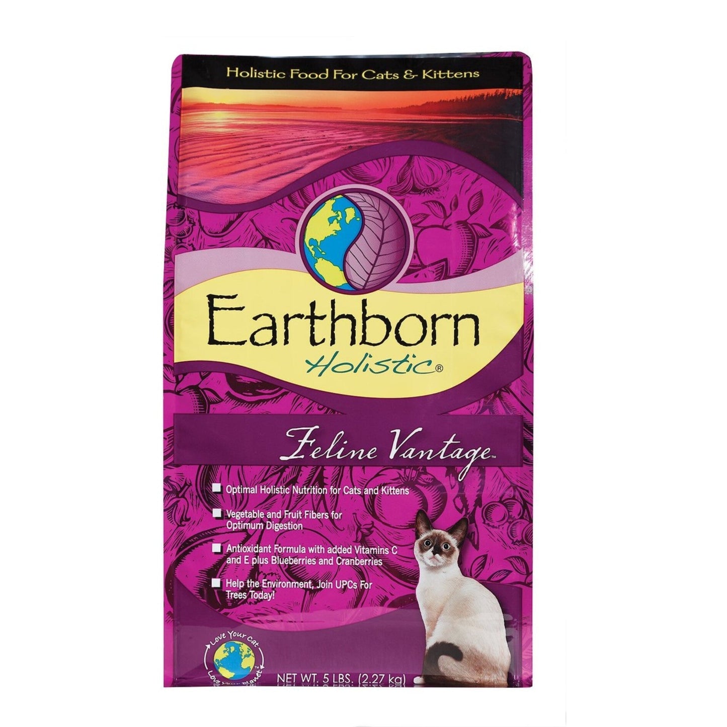 Earthborn Dry Kibble Vantage Cat 5Lb