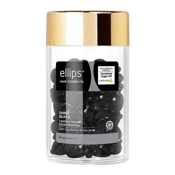 Ellips VITAMIN-HAIR TREATMENT (Black & Shinny) 50pcs Fixed Size