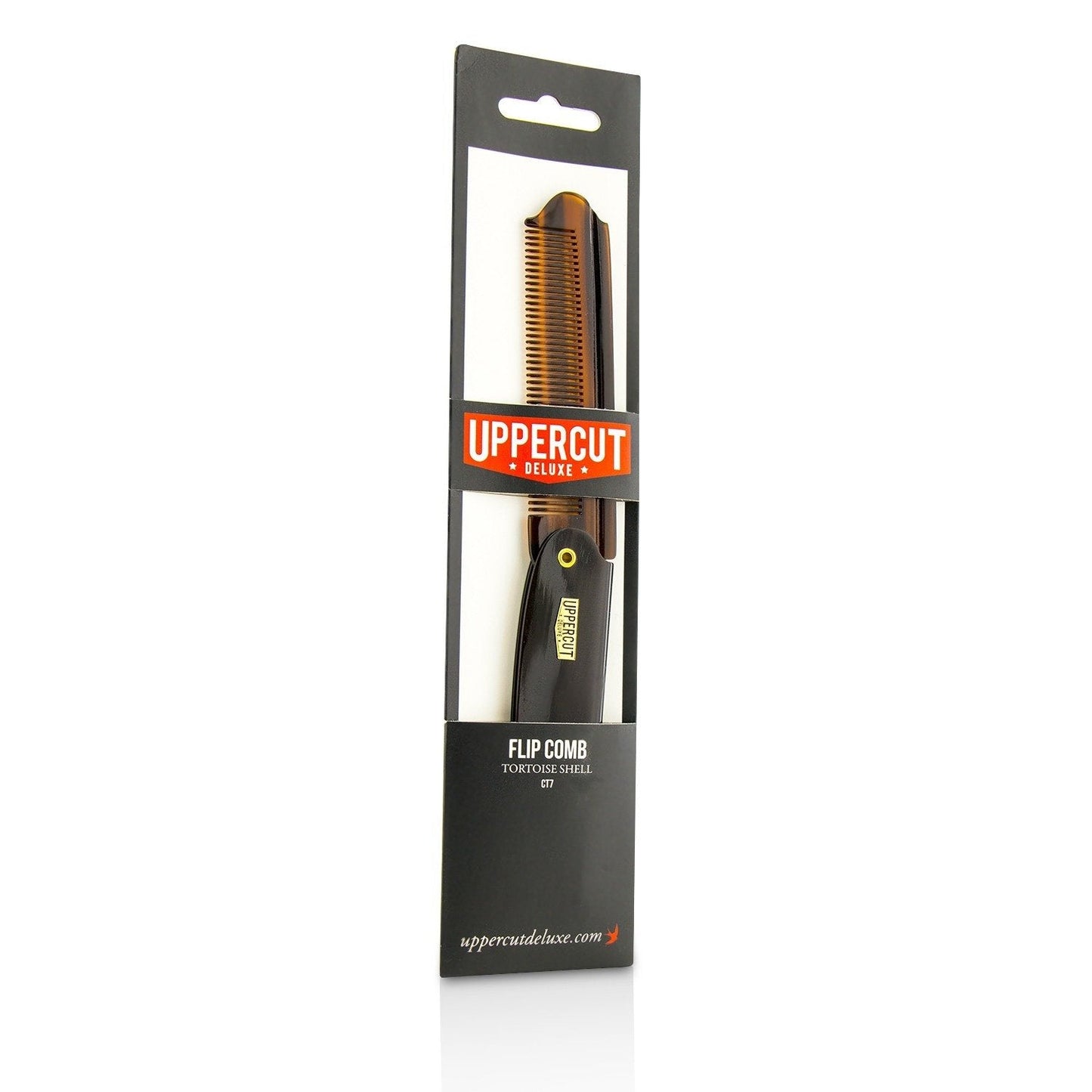 Uppercut Deluxe CT7 Flip Comb - # Tortoise Shell Brown 1pc