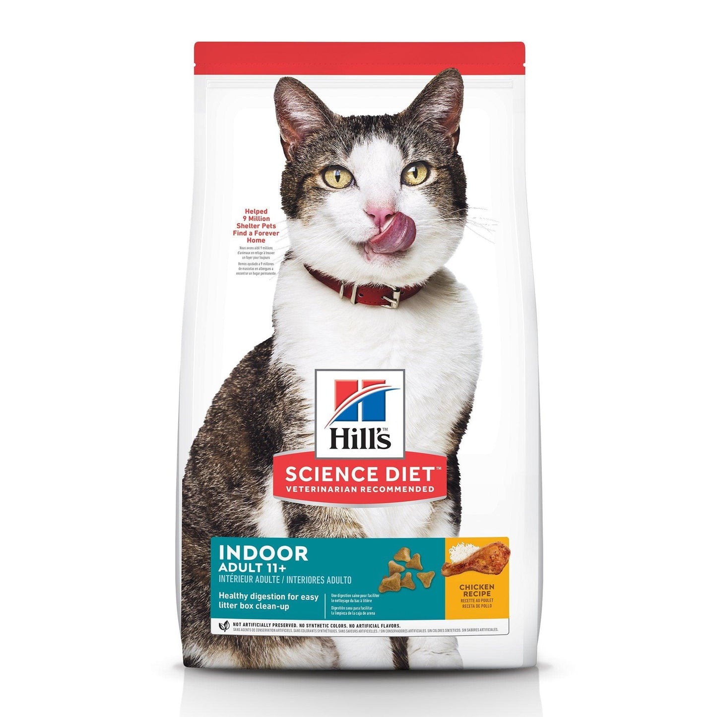 Hill's Science Diet Adult 11+ Chicken Recipe Dry Cat Food, 3.17 Kg Bag
