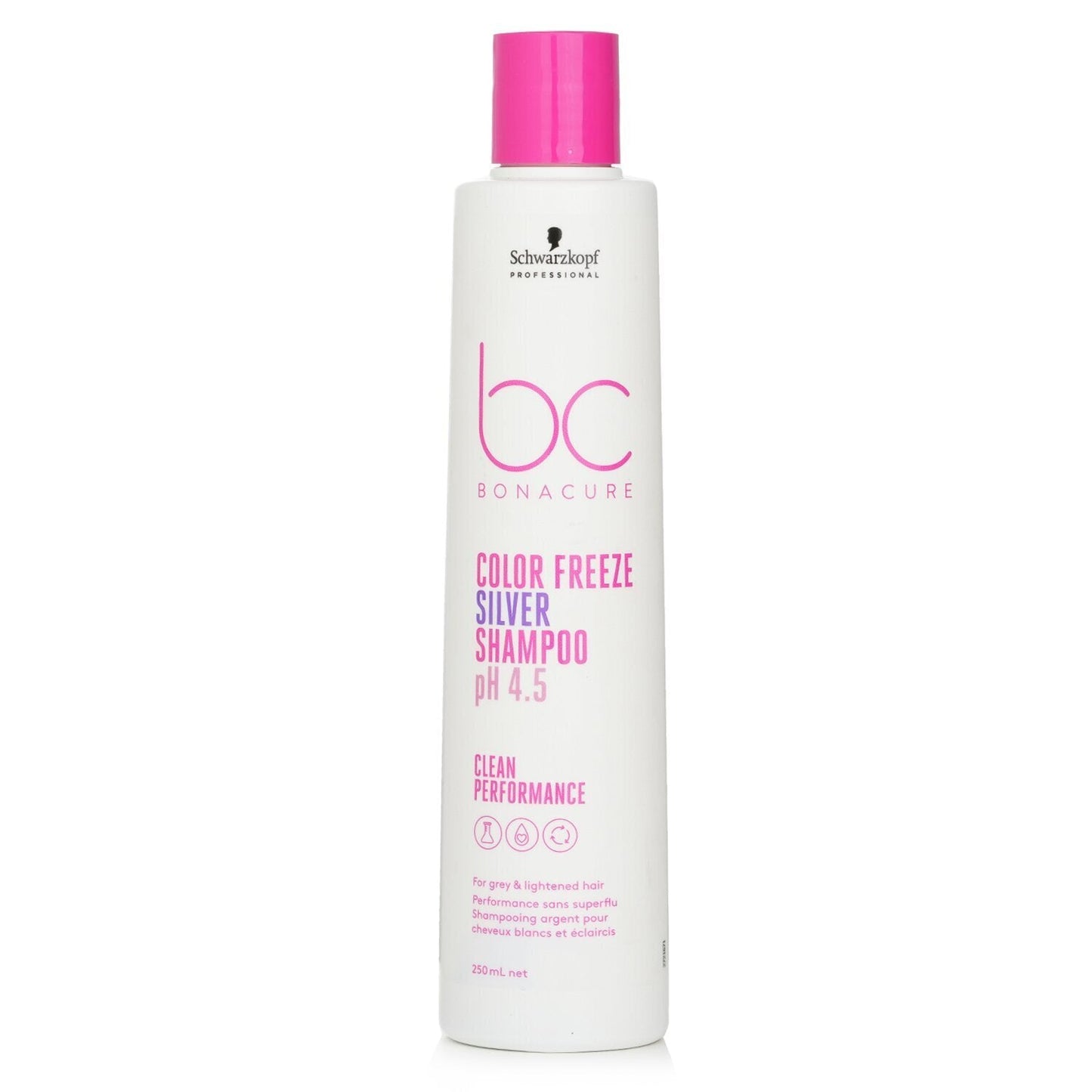 Schwarzkopf BC Bonacure pH 4.5 Color Freeze Silver Shampoo (For Grey & Lightened Hair) 1000ml/33.8oz