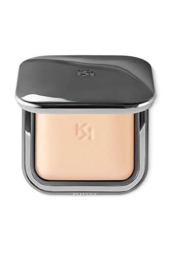 KIKO MILANO - Radiant Fusion Baked Face Powder Foundation | Mineral Powder With a Luminous Finish | Color Sand 02 | Cruelty Free Makeup | Professional Makeup Foundation | Made in Italy