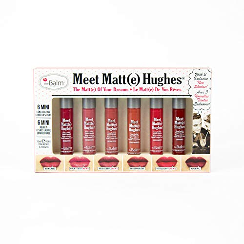 theBalm. Meet Matt(e) Hughes Vol 12 Mini Long-Lasting Liquid Lipsticks, 6 Count