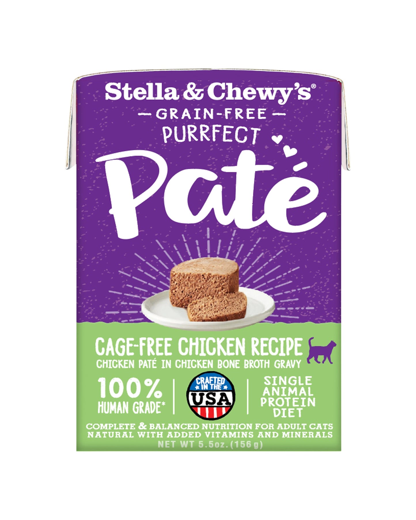 Purrfect Grain Free Pate for Cats - Chicken Recipe - Pack of 12