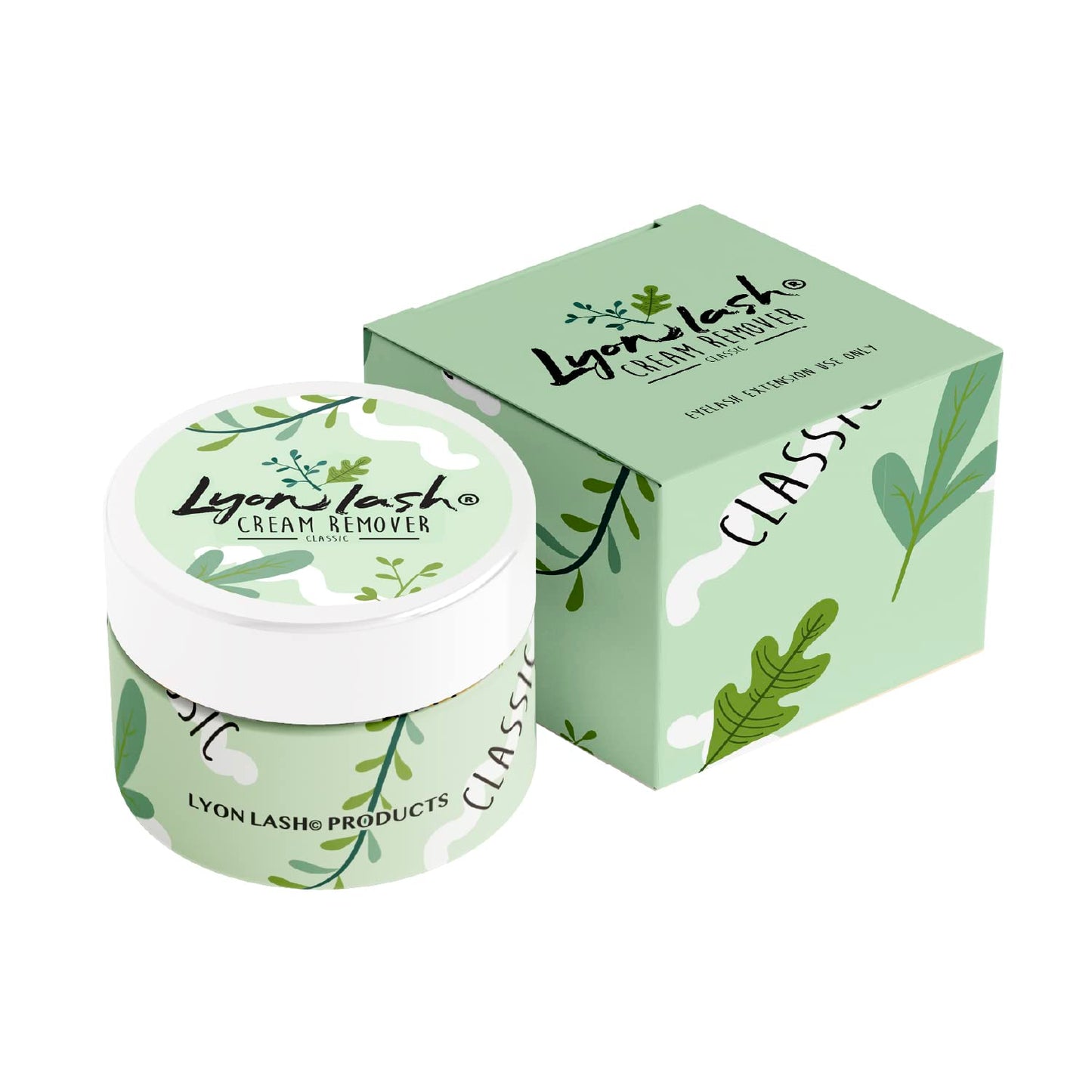 LyonLash Pro Gentle Cream Remover 15g 0.51fl. oz | Removes Eyelash Extension Glue Effectively| Low Irritation for Sensitive Skin | Essential Lash Extensions Supplies (Classic)