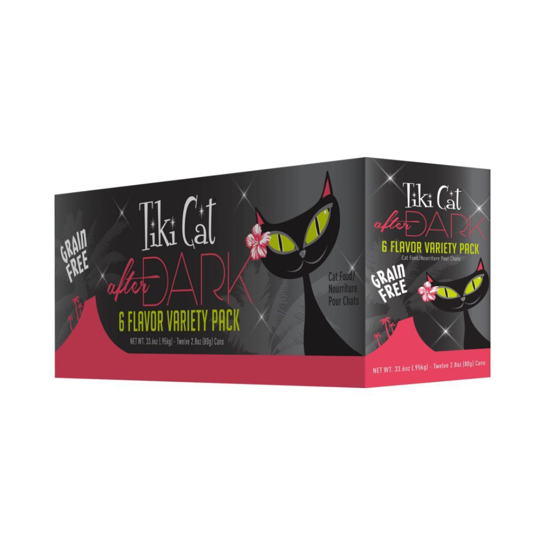 Tiki Pet Cat After Dark Pate 2.8Oz Variety Pack
