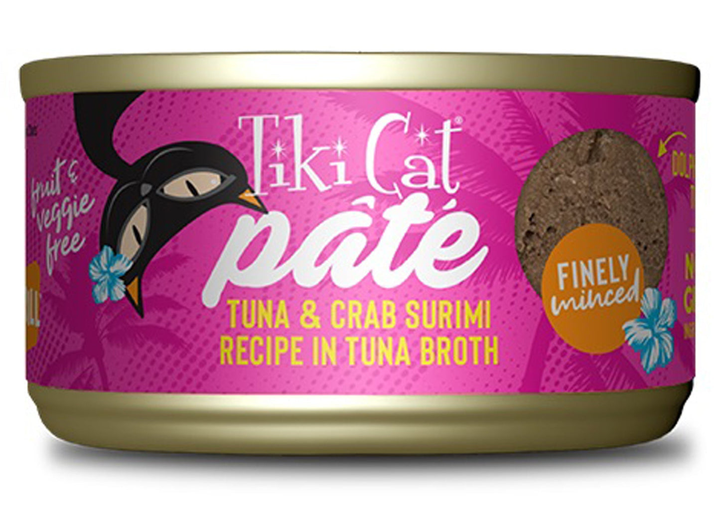 Tiki Pet Cat Grill Pate Tuna and Crab 2.8Oz (Case Of 12)