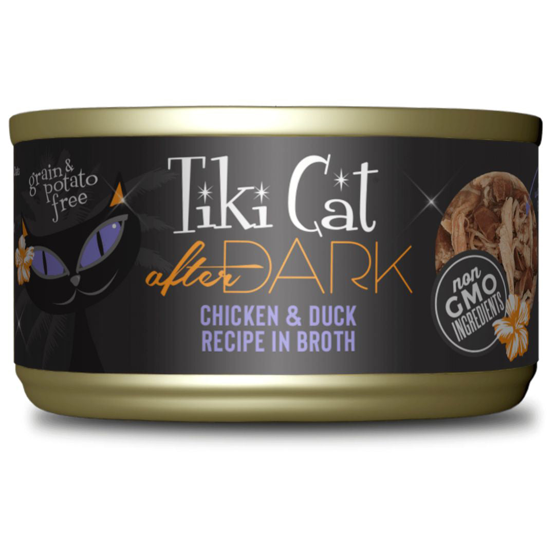 Tiki Pet Cat After Dark Pate Chicken & Duck 2.8Oz