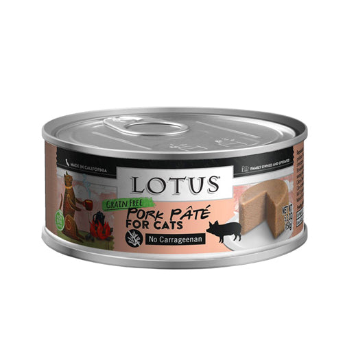 Lotus Cat Pate Grain Free Pork 5.3Oz