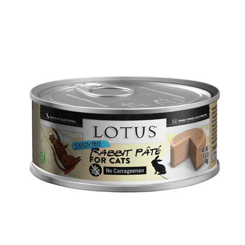 Lotus Cat Pate Grain Free Rabbit 5.3Oz