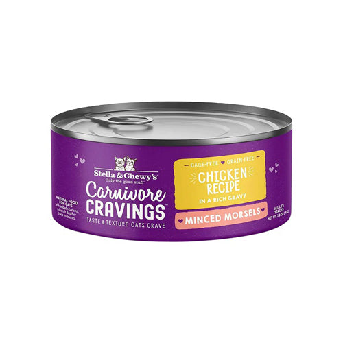 Stella & Chewys Cat Carnivore Cravings Minced Morsels Chicken 2.8Oz (Case of 12)