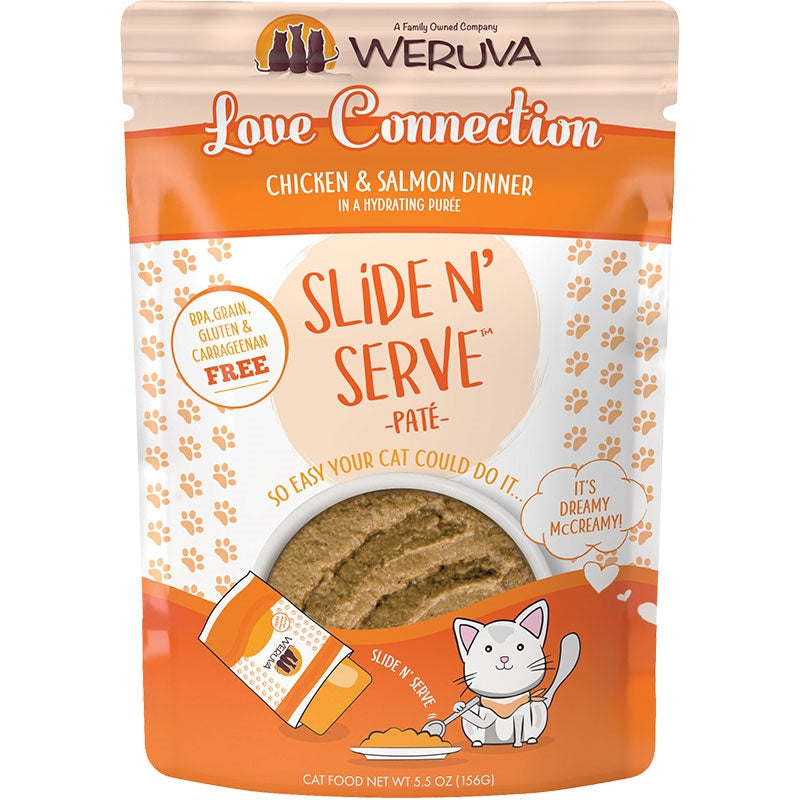 Weruva Cat Pates Love Connection Chicken and Salmon Dinner 5.5oz (Case Of 12)