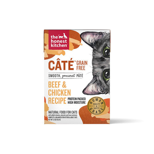 Honest Kitchen Cat Cate Beef Chicken 5,5oz, (Case of 12)