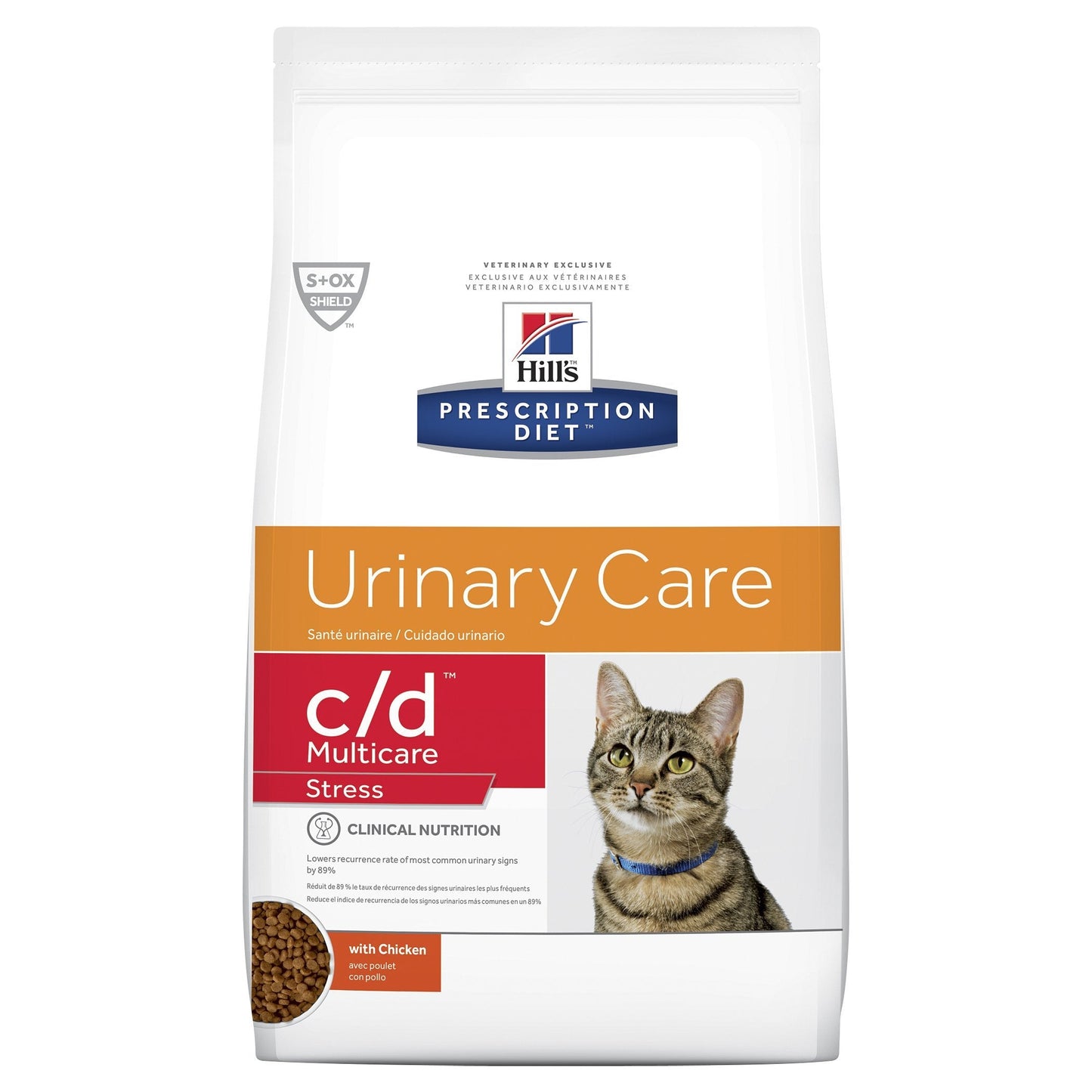 Hills Prescription Diet Cat c/d Multicare Urinary Care Stress Dry Food 1.8kg