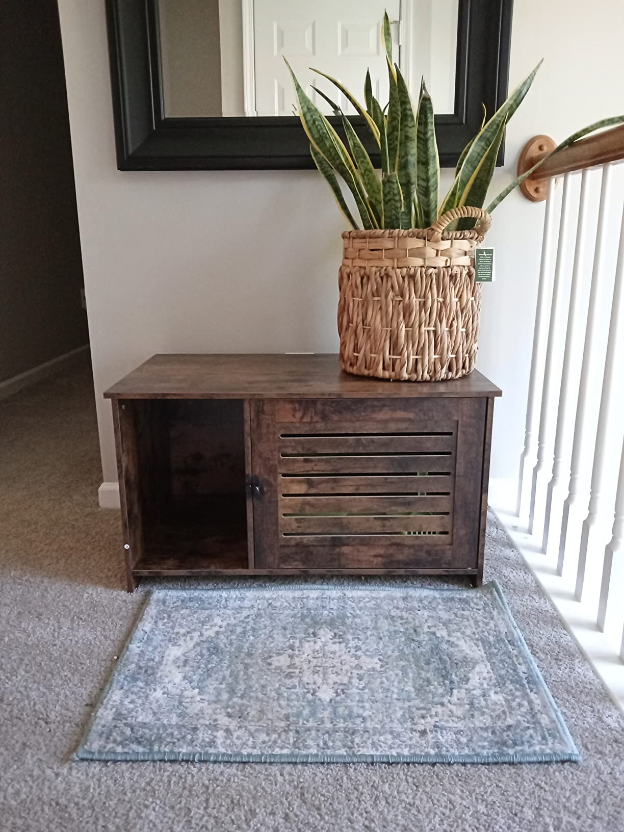 Cat Litter Box Enclosure, Hidden Cat Litter Box Furniture, Hidden Cat Washroom, Cat Furniture Cabinet