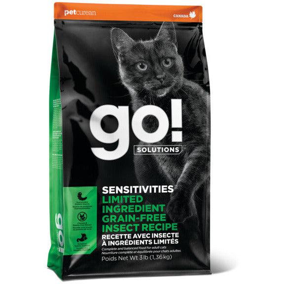 GO! SENSITIVITIES Limited Ingredient Grain Free Insect recipe for cats