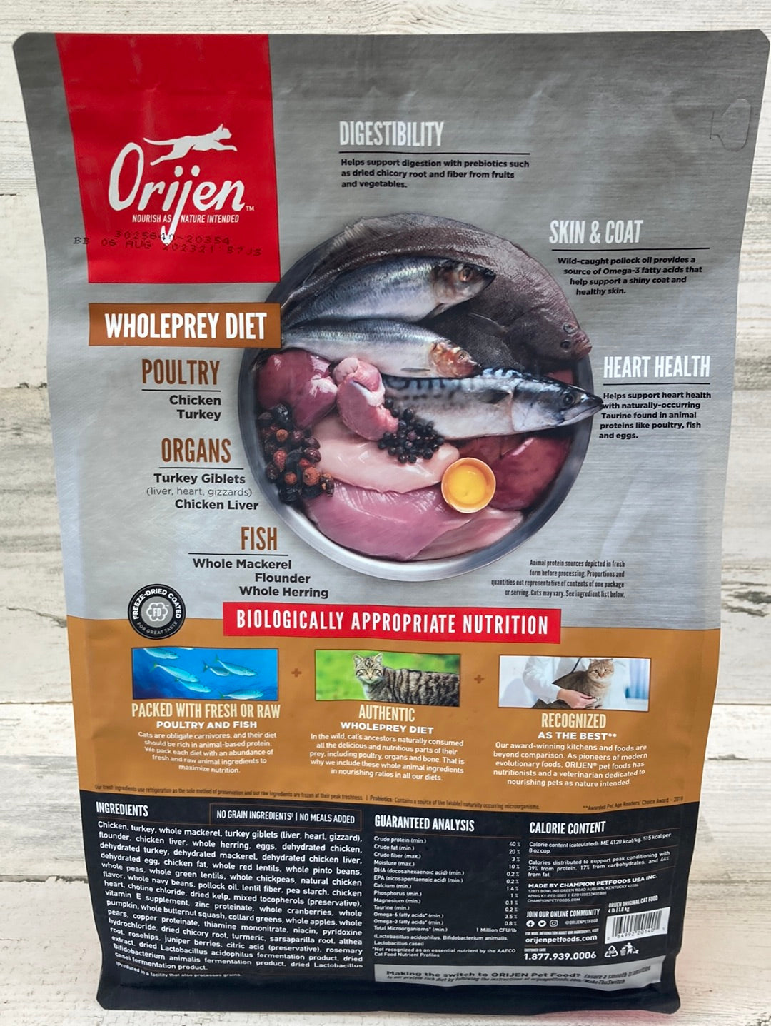 Orijen Cat & Kitten Grain Free Dry Cat Food