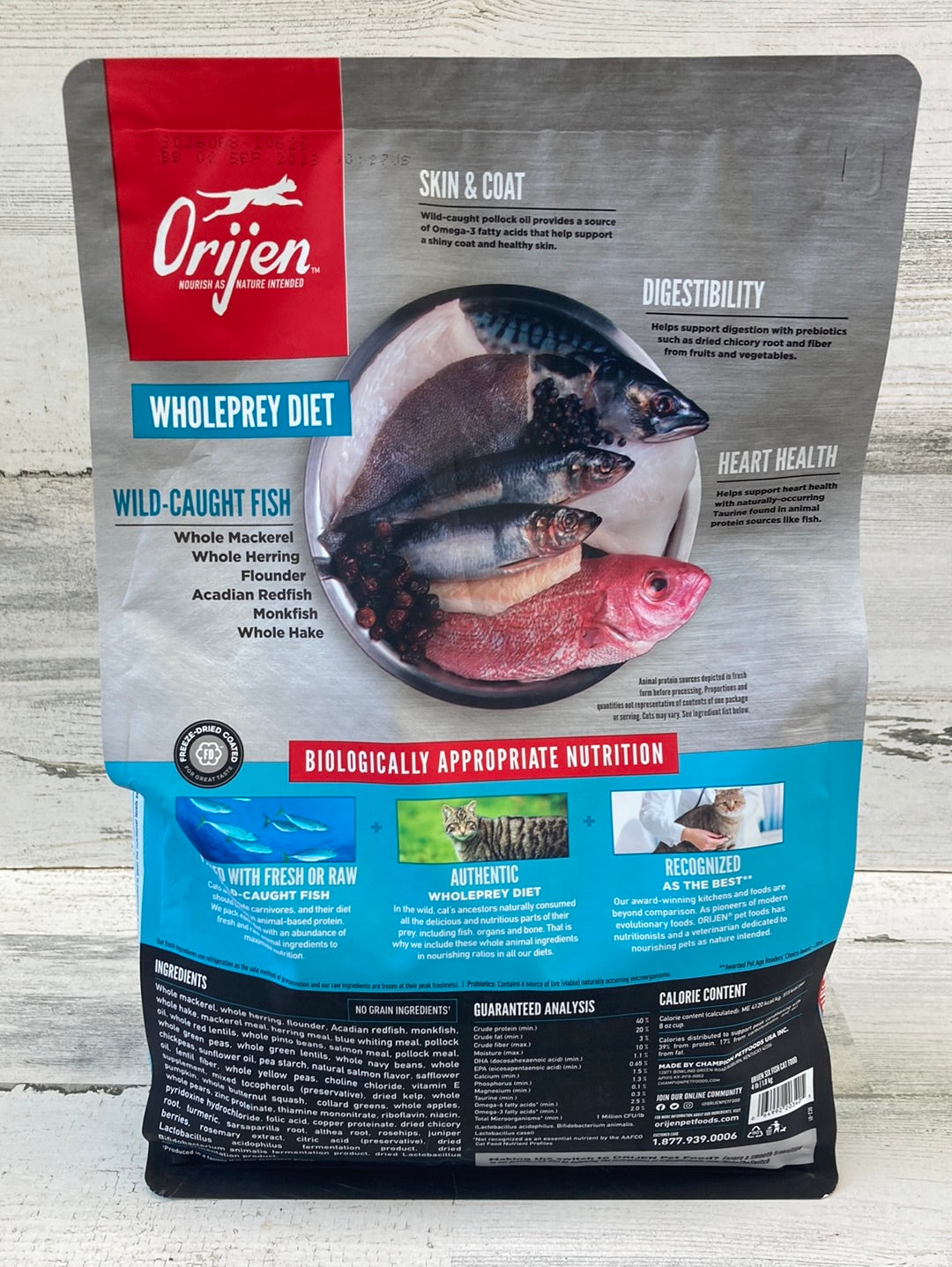 Orijen Six Fish Grain Free Dry Cat Food