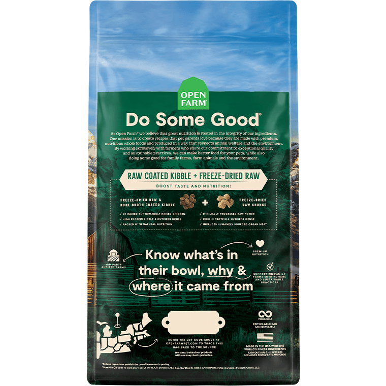 Open Farm Open Prairie Grain-Free RawMix for Cats