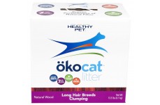 Okocat Litter Natural Wood Long Hair Breeds Clumping Cat Litter 14,8 lb