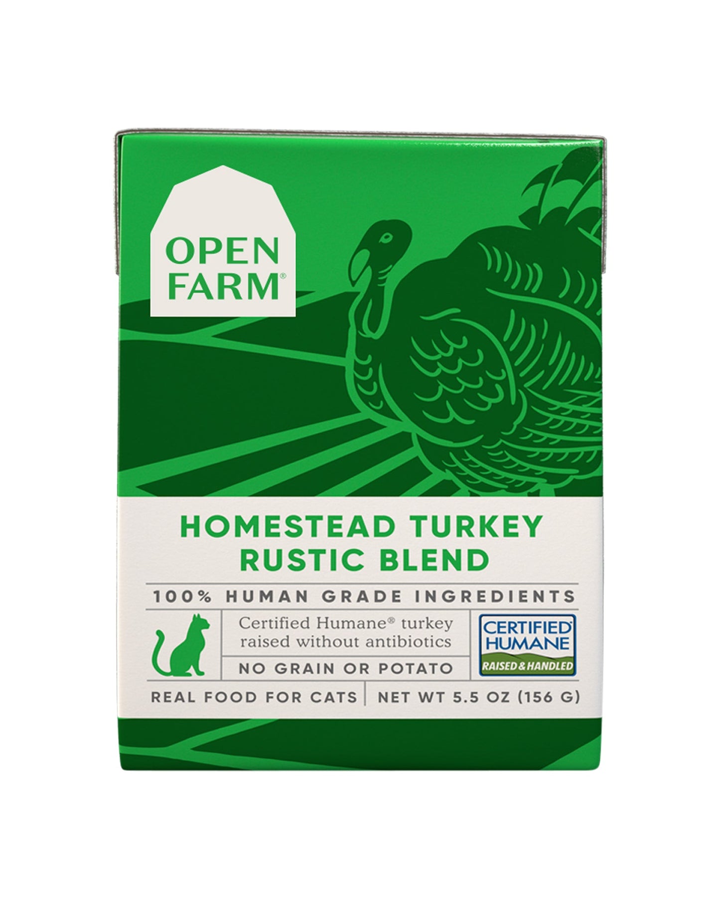 Homestead Turkey Rustic Blend Wet Cat Food - Case of 12