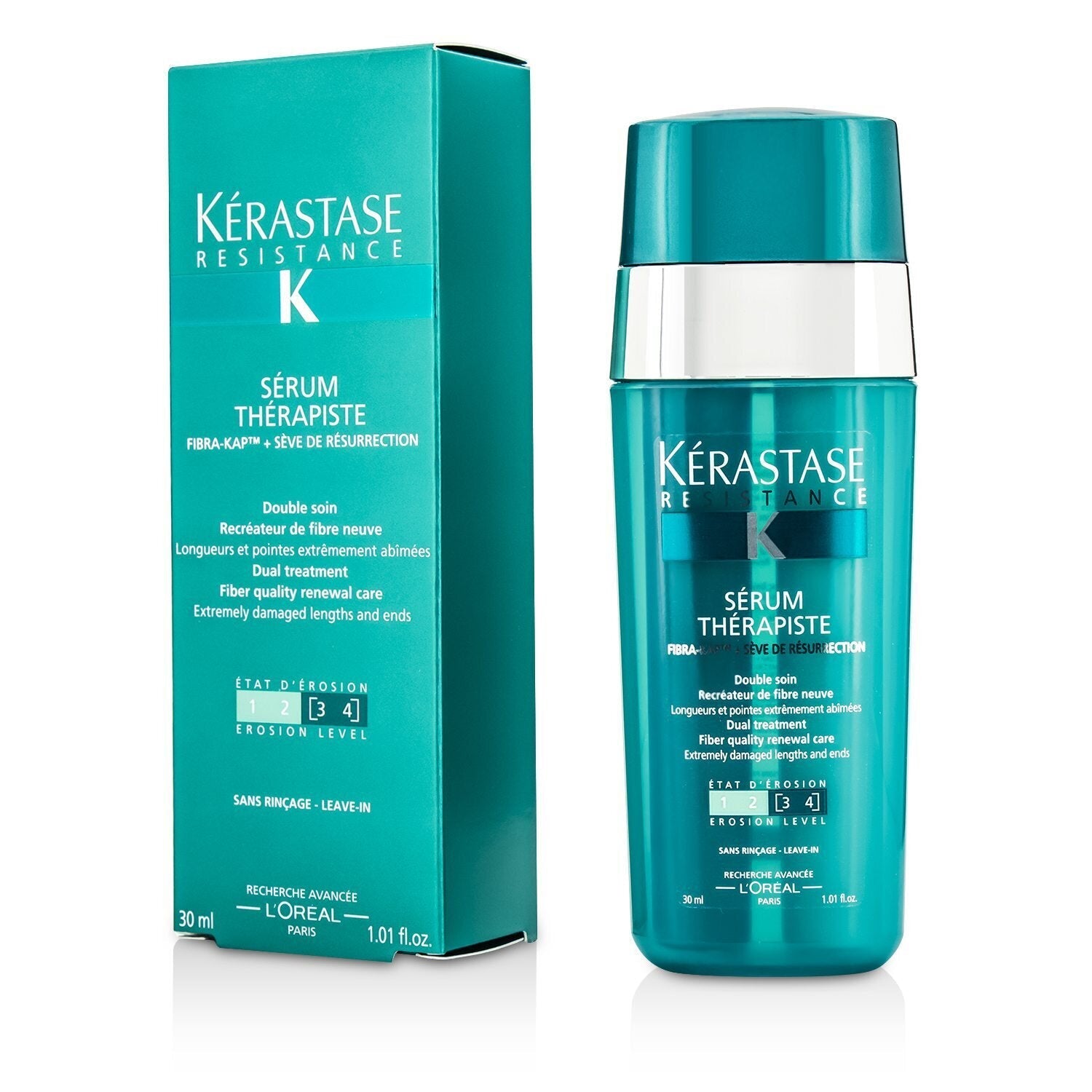 Kerastase Resistance Serum Therapiste Dual Treatment Fiber Quality Renewal Care (Extremely Damaged Lengths and Ends)