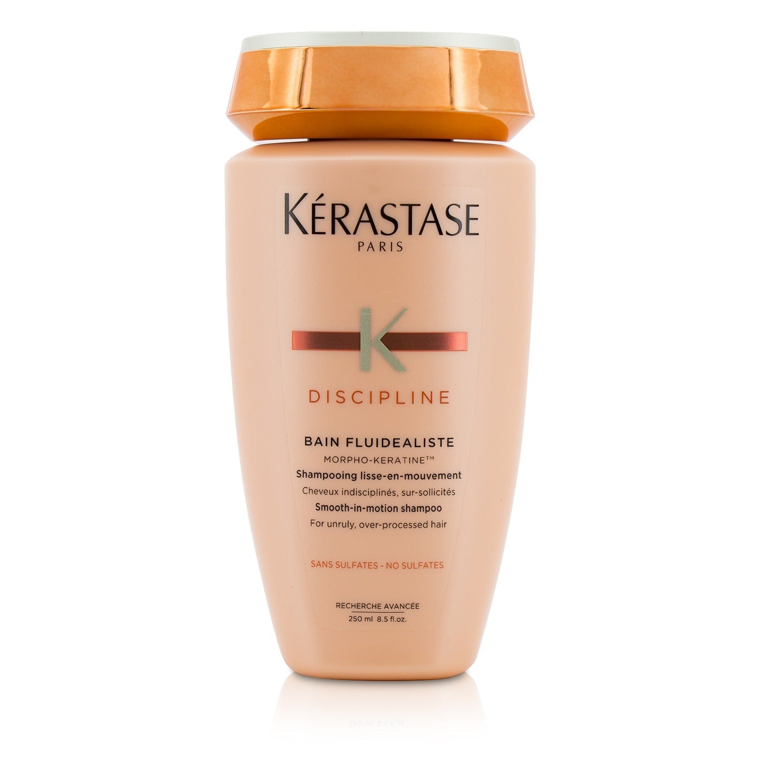 Kerastase Discipline Bain Fluidealiste Smooth-In-Motion Sulfate Free Shampoo - For Unruly, Over-Processed Hair (New Packaging)