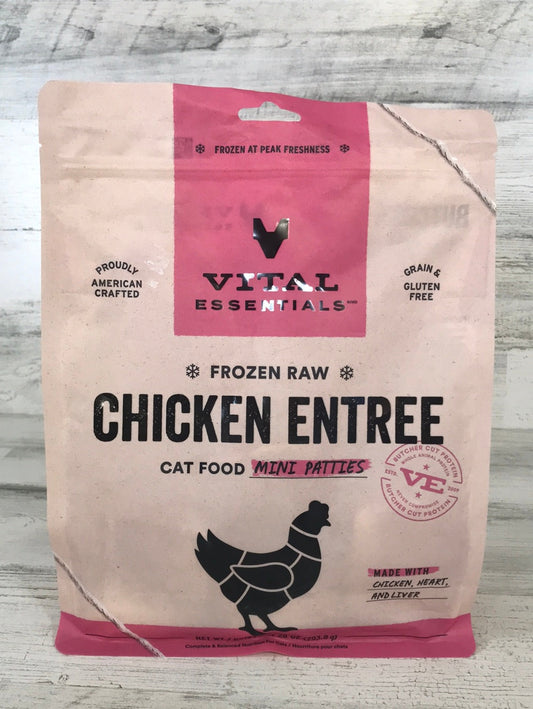 Vital Essentials Frozen Raw Chicken Cat Food