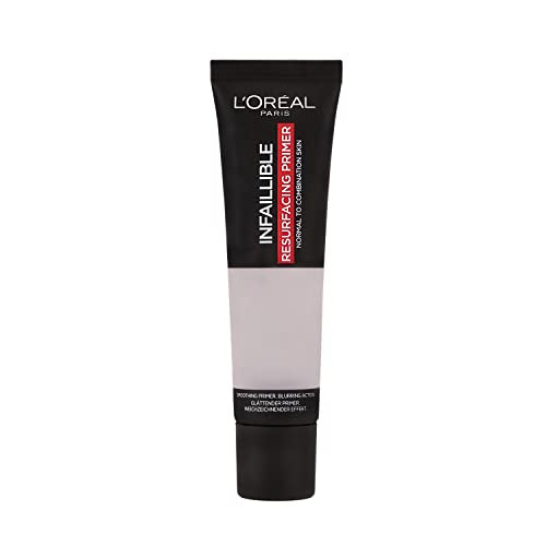 L'Oreal Paris Infallible Mattifying Primer Base, Matte Finish and Velvet-Soft Touch, Smoothes Skin, 35 ml