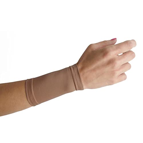 Tatjacket Tattoo Cover Up Concealer Sleeve, 2-PACK, Wrist or Instep coverage, UPF 50 Protection, Slip Free, for Men & Women (Unisex), BROWN, ONE SIZE