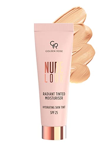 Golden Rose Nude Tinted Moisturizer For Face Tone Smart Sunscreen SPF 25 (FAIR TINT)