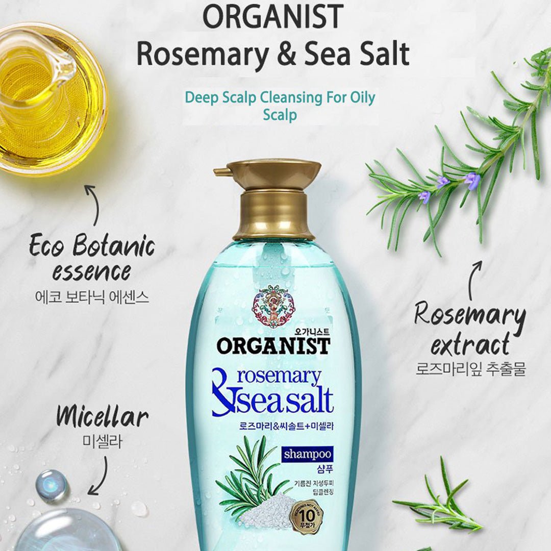 [Organist] [Bundle of 2] Natural Healing Therapy Shampoo Argan/Himalaya/Peppermint/Avocado/Cherry/Rosemary 500ml