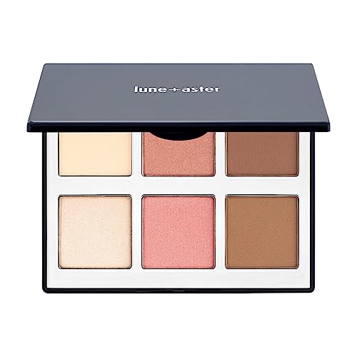 Lune+Aster Horizon Face Palette - This everyday essential face palette features complexion must-haves that sculpt, define and highlight to create a flawless, natural look for any occasion