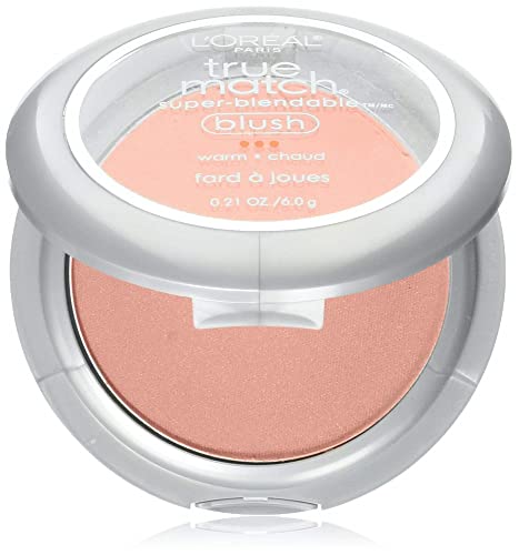 L'Oréal Paris True Match Super-Blendable Blush, Precious Peach, 0.21 oz.