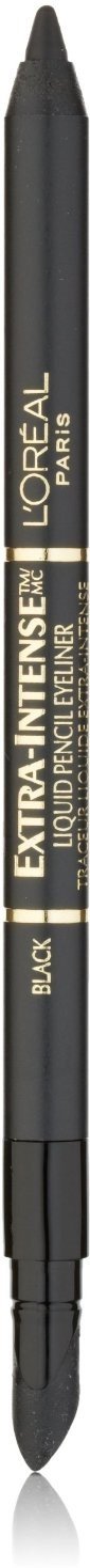 L'Oreal Paris Extra-Intense Pencil Eyeliner, Black, 0.03 oz;