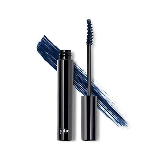 Jolie Ultra Dramatic Luxury Lash Mascara W/Curling Brush - Hypoallergenic, Paraben Free (Navy)