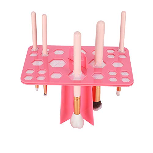 Brush Dryer Holder, 26 Hole Makeup Brush Drying Rack Organizer Cosmetic Brush Display Stand Shelf Tool Makeup Brushes Drying Rack/Storage/Display Makeup Storage Case