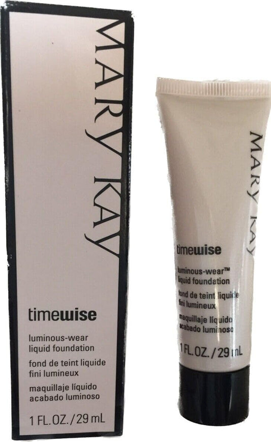 NEW MARY KAY TIMEWISE LUMINOUS-WEAR LIQUID FOUNDATION 1 FL OZ BRONZE 7