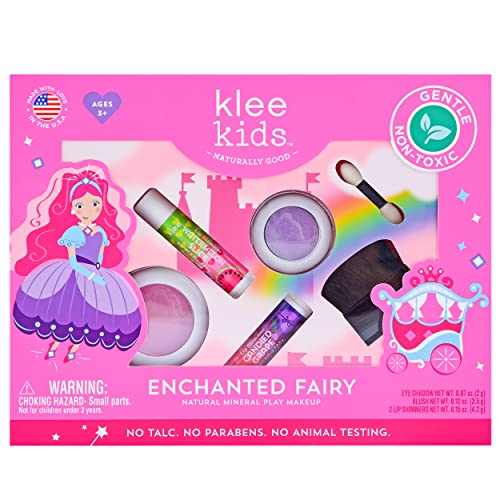 Klee Naturals Luna Star Naturals Klee Kids 4 PC Makeup Up Kits with Compacts (Enchanted Fairy) (Enchanted Fairy)