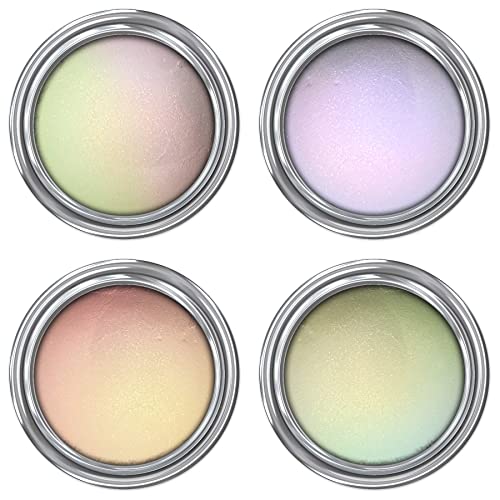 Concrete Minerals White MultiChrome Eyeshadow, Intense Color Shifting, Longer-Lasting With No Creasing, 100% Vegan and Cruelty Free, Handmade in USA, 6 Grams Loose Mineral Powder (Pixie Dust)