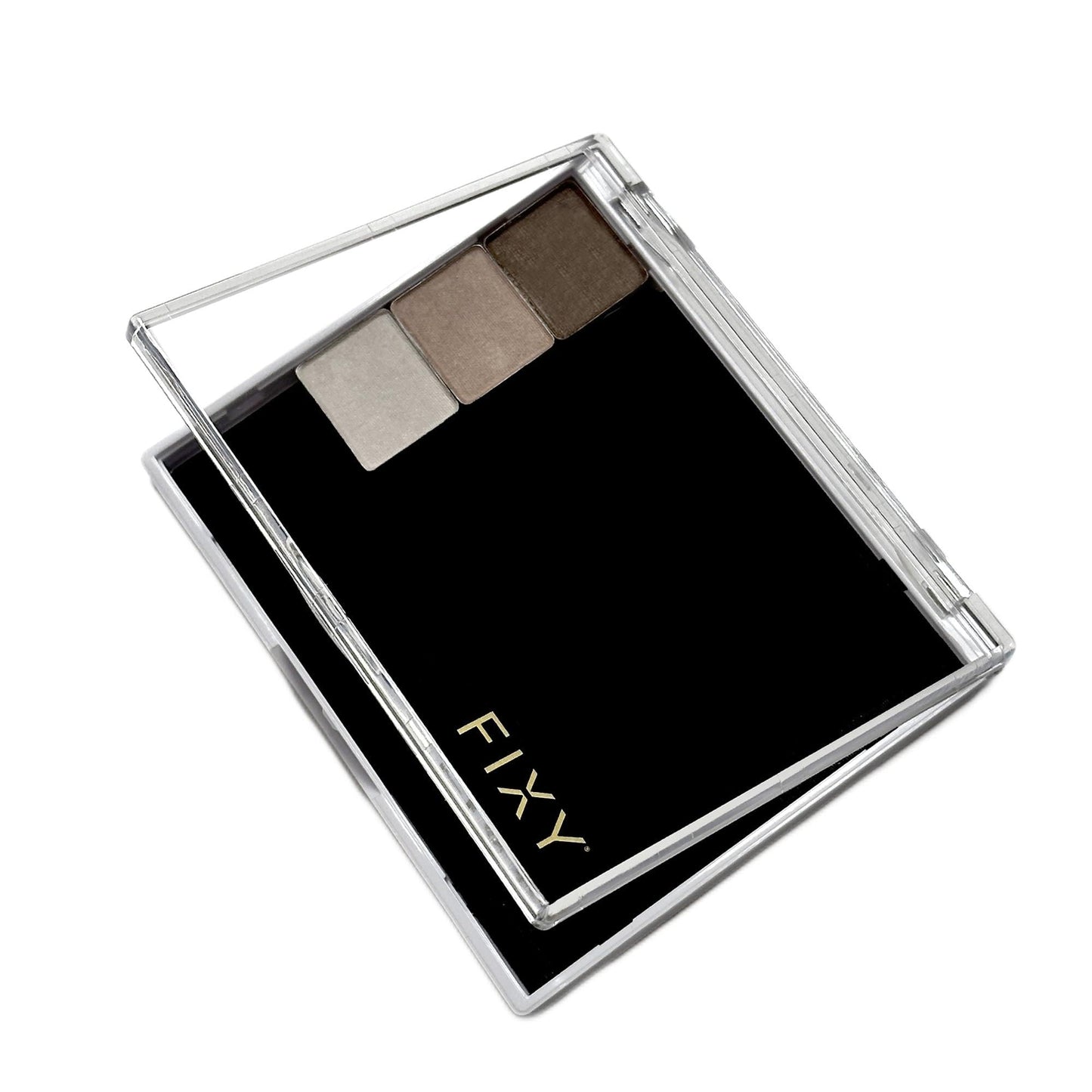 FIXY Empty Magnetic Makeup Palette with Clear Top - Organize, Depot & Declutter Makeup - Customize Your Palette - Travel and Eyeshadow Makeup Organizer - 4.8” x 4.0" Small Palette