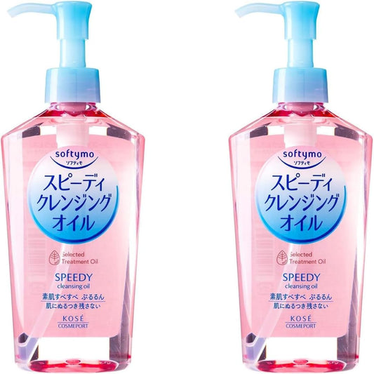 Softymo Kose Speedy Cleansing Oil Bottle 230ml (Pack of 2)