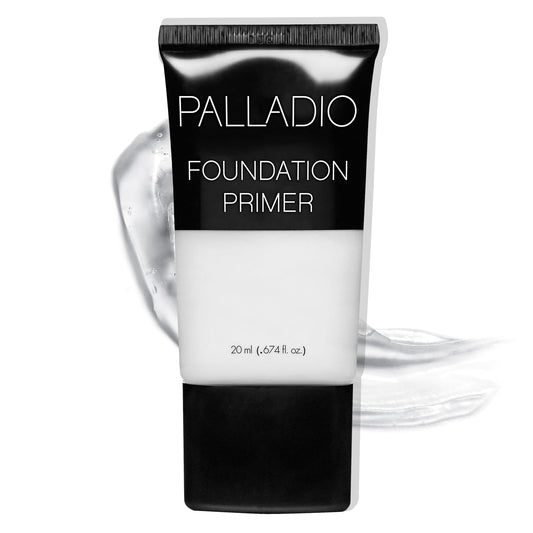 Palladio Foundation Primer, Lightweight and Velvety Primer with Aloe Vera and Chamomile, Wear Alone or As Foundation Base, Minimizes Fine Lines and Pores, Helps Makeup Last Longer, 0.674 oz