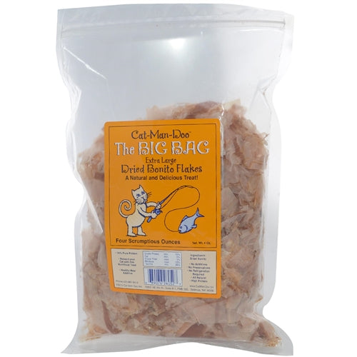 Cat-Man-Doo The Big Bag - 4Oz, Extra Large Dried Bonito Flakes