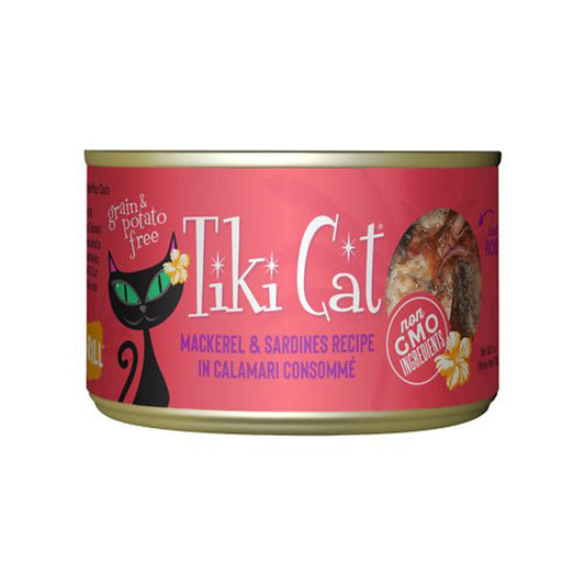 Tiki Pets Cat Makaha Grill Mackerel and Sardine 6Oz (Case Of 8)