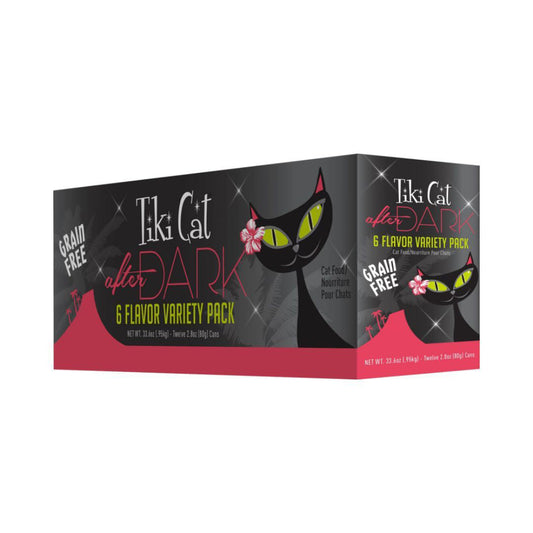 Tiki Pet Cat After Dark Pate 2.8Oz Variety Pack