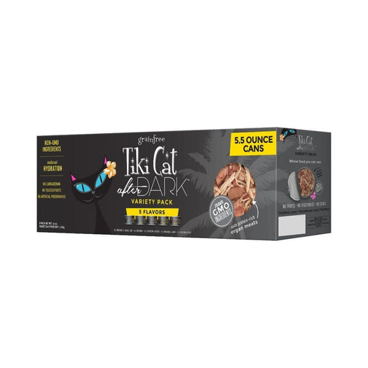 Tiki Pet Cat After Dark Pate 5.5Oz Variety Pack
