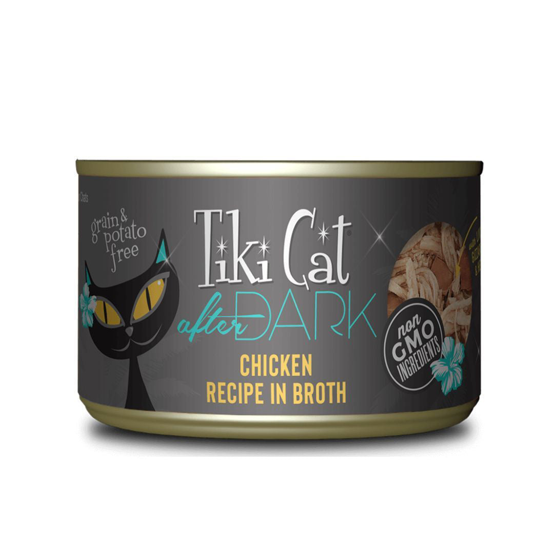 Tiki Pet Cat After Dark Pate Chicken 5.5Oz Multipack