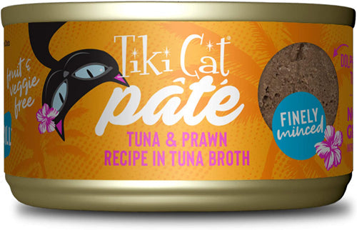 Tiki Pets Cat Grill Tuna and Prawn Pate 2.8oz. (Case Of 12)