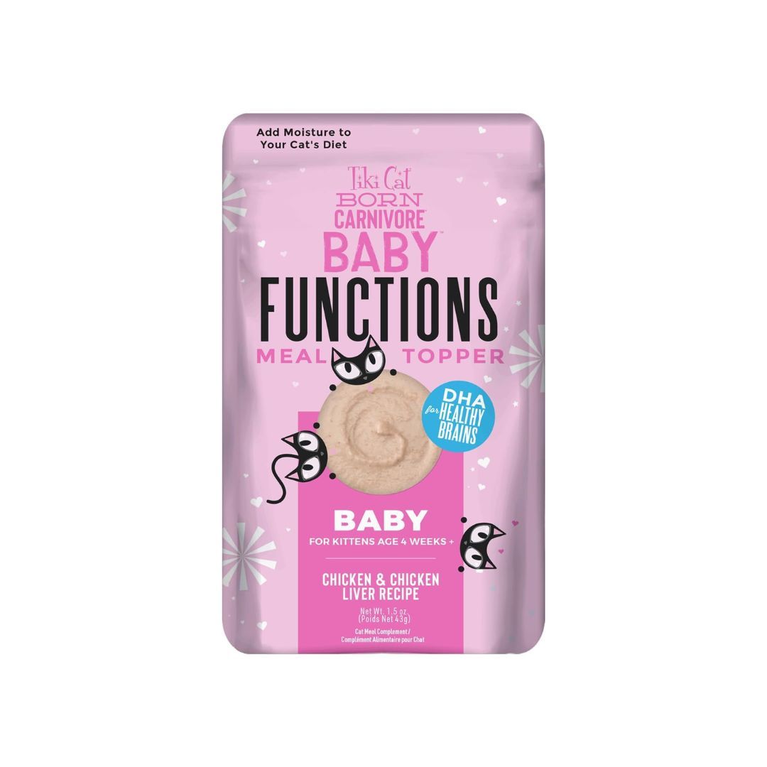 Tiki Pet Cat Born Carnivore Topper Kitten 1.5Oz